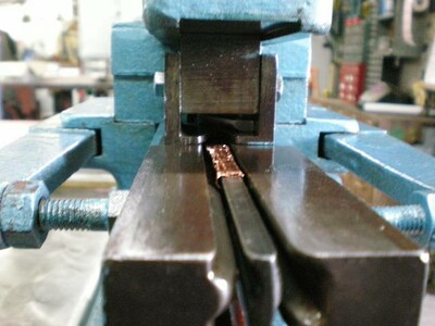 AFTER lockseam pressing.